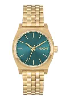 NIXON A1130-2626 レディース クォーツ腕時計 Amazon.com: NIXON Medium Time Teller A1130-100m Water